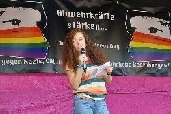 Julia Sohne, Stadträt_in im Gemeinderat Freiburg und Fraktionsvorsitzende der SPD 